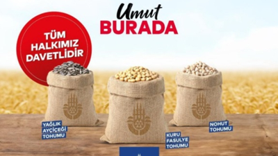 İBB tarım üreticilerine tohum dağıttı