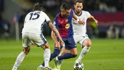 UEFA Şampiyonlar Ligi'nde nefes kesen gece: Barcelona: 3 - Inter: 3