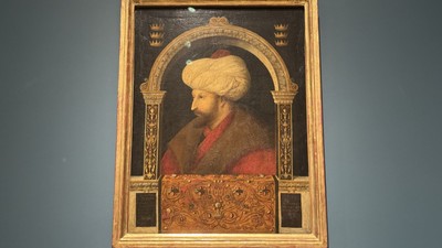 Fatih Sultan Mehmet'i tasvir eden portre ve madalyonlar Londra'da sergileniyor