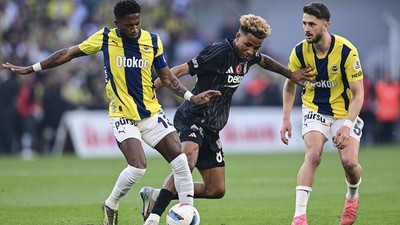 Süper Lig'de derbi heyecanı: Fenerbahçe Beşiktaş derbisinde ilk bir gol var