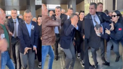 Özgür Özel, Atatürk Kültür Merkezi çıkışında saldırıya uğradı