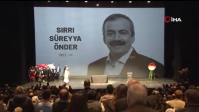 Sırrı Süreyya Önder son yolculuğuna uğurlanıyor