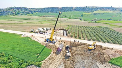 İmamoğlu Sulama Projesi’nin yüzde 55’i tamamlandı