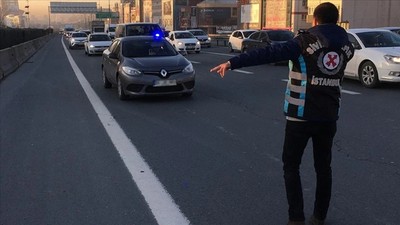 İzinsiz çakar lamba kullanan araca sürücüye 276 bin TL ceza