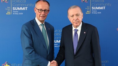 Cumhurbaşkanı Erdoğan, Almanya Başbakanı Merz ile görüştü