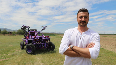 Film ilham kaynağı oldu! Elleriyle arazi aracı yaptı