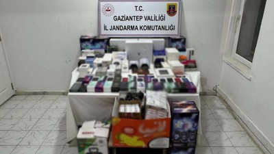 Gaziantep'te 2 milyon TL'lik kaçak elektronik eşya operasyonu!