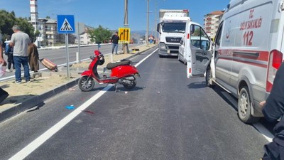 Feci kazada ağır yaralanan motosiklet sürücüsü öldü