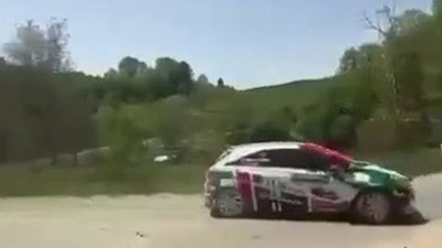 Ralli yarışında yürekler ağza geldi!