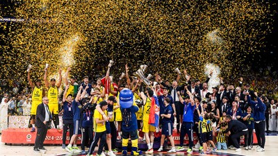 EuroLeague'de Fenerbahçe Beko rakibi Monaco'yu yenerek Avrupa şampiyonu oldu