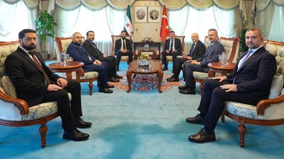 Yılmaz, Şimşek ve Karahan, Ahmed Şara ile görüştü
