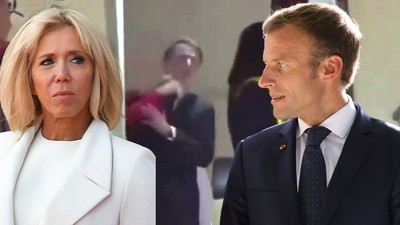Fransa Cumhurbaşkanı Macron'a eşinden tokat!