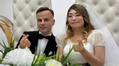 13 bin kilometrelik aşk: Japon gelin Düzce’de düğün yaptı