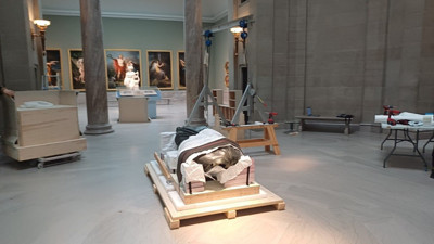 Marcus Aurelius'un heykeli 65 yıl sonra yeniden Türkiye'de