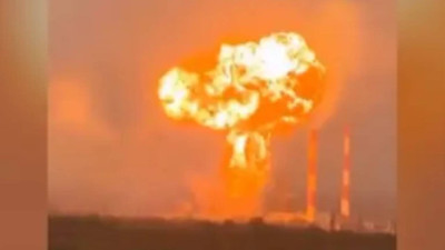 Ukrayna petrol rafinerisini vurdu