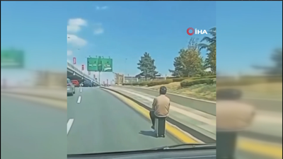 Ankara'da pes dedirten görüntü: Elektrikli valiz ile trafiğe çıkan şahıs sosyal medyada gündem oldu