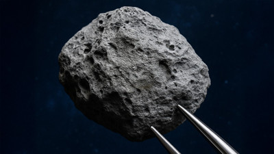 Uzaydan getirilen taşta bilinmeyen mineral keşfedildi