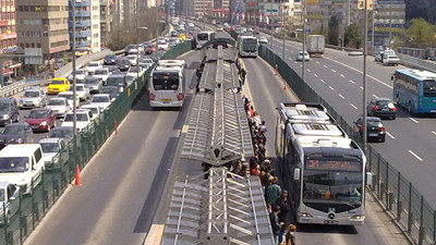 Metrobüste ters istikamete tepki!