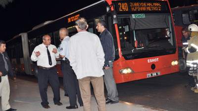 Otobüste tinerli saldırı