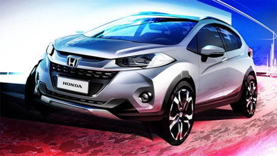 Honda'nın yeni crossover'ı WR-V'den ilk görüntüler
