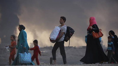 Musul çevresinden 4 bine yakın kişi göç etti