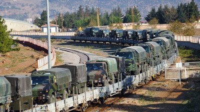 Askeri sevkiyat Gaziantep'e ulaştı