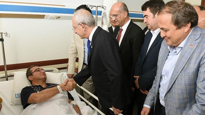 Kılıçdaroğlu, Tezcan'ı ziyaret etti