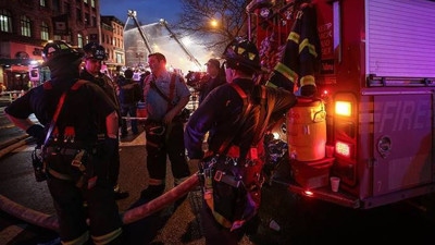 New York'ta doğalgaz patlaması