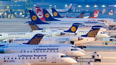 Almanya'da havayolu şirketlerinde grev