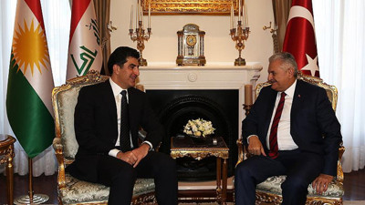 Barzani, Yıldırım'la görüştü