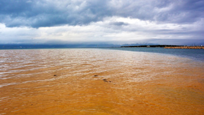 Denizin rengi değişti