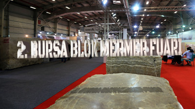 "2. Bursa Blok Mermer Fuarı" açıldı