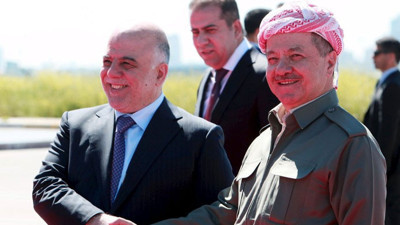 Barzani ve İbadi bir araya geldi