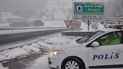 Bolu Dağı'nda kar yoğunluğu arttı