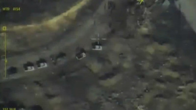 Halep'te konvoya saldırı