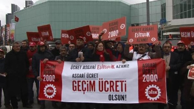 DİSK'ten asgari ücret eylemi