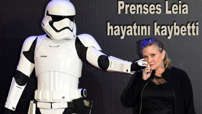 'Prenses Leia' hayatını kaybetti