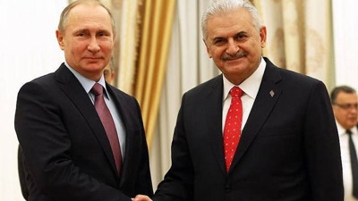 Başbakan, Putin ile görüştü