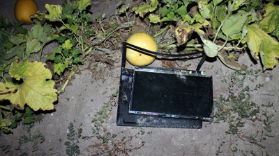 Akıncı Üssü yanındaki tarlada 3 bilgisayar bulundu