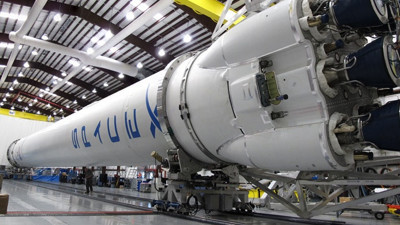 SpaceX Falcon 9'un testinde patlama