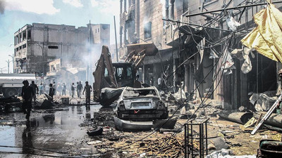 İdlib'de çarşı bombalandı: 28 ölü, 41 yaralı