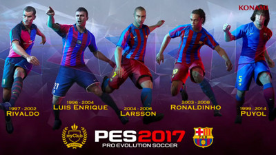 PES'ten Barcelona efsaneleri fragmanı