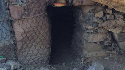 PKK sığınağında silah ve mühimmat ele geçti