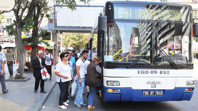 Ankara'da ulaşım bayram boyunca ücretsiz