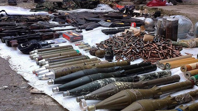 Van'da terk edilmiş kamyonette mühimmat bulundu