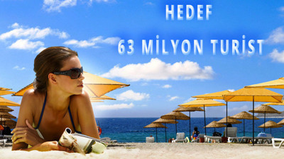 Hedef, 63 milyon turist!