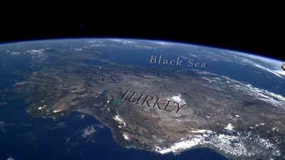 Uzaydan Türkiye görüntüsü