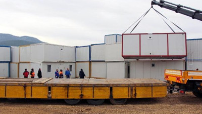 Çanakkale'ye 100 konteyner ev