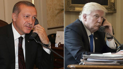 Erdoğan ile Trump görüştü