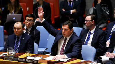 Rusya ve Çin'den BM'ye Esed vetosu